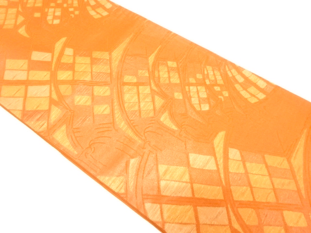 JAPANESE FUKURO OBI / WOVEN FENCE PATTERN